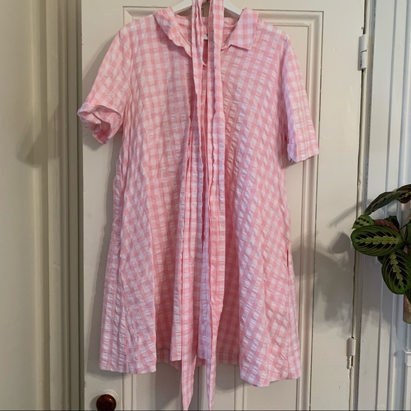 Marie Hernandez for Target pink and white gingham Dress - Picture 2 of 5